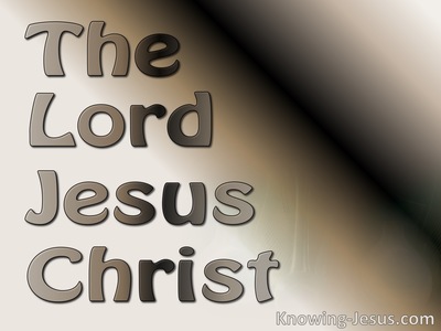 The Lord Jesus Christ (devotional) (brown)